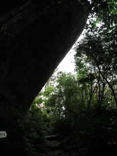 花崗岩の大岩