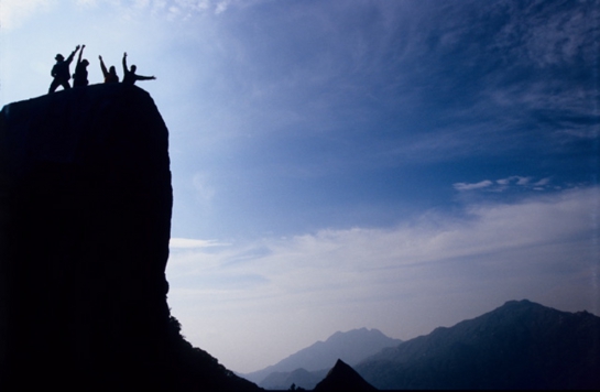 山下さんの黒味岳でのone photo